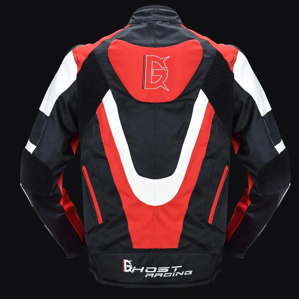 GHOST RACING motorcycle riding jacket clothing anti-fall leather sports suit motorcycle jacket