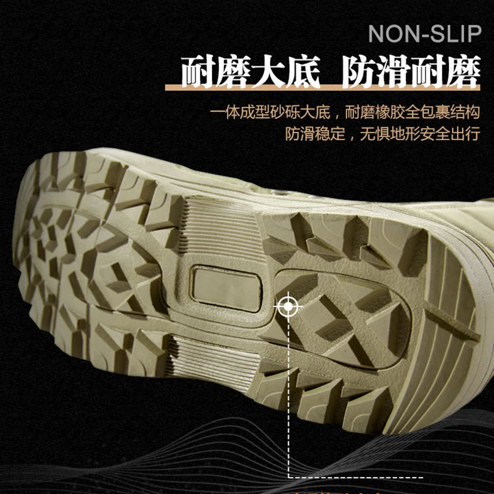 DUHAN Motorcycle Boots Racing Shoes Breathable Motocross Tactics Boots Wear Resistant Shockproof Men Women Motorcycle Shoes