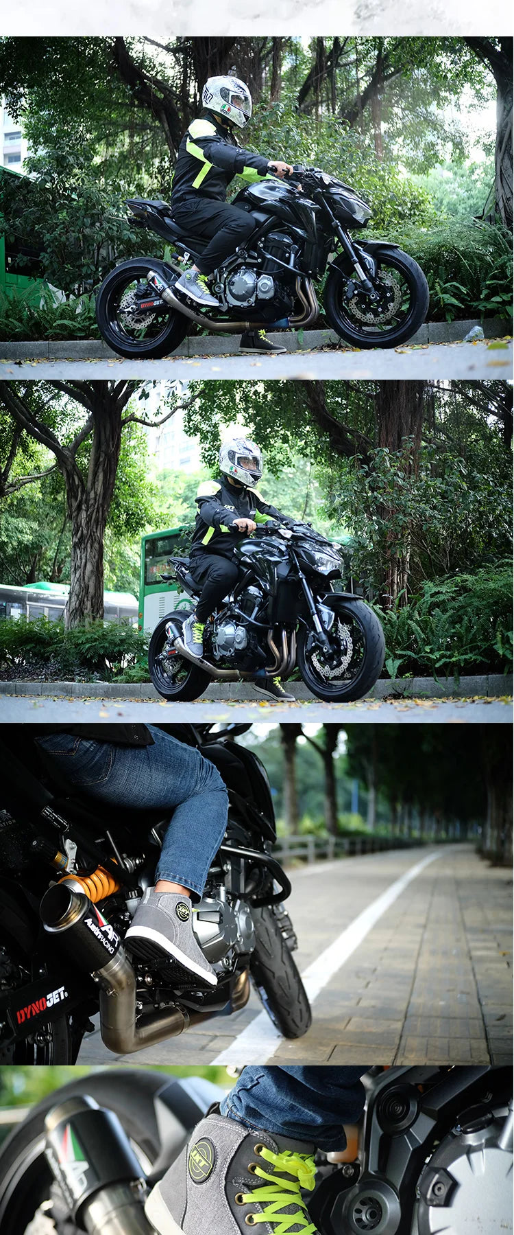 JXT WOLF motorcycle riding shoes men's and women's casual short boots fall-proof breathable riding boots protective shoes