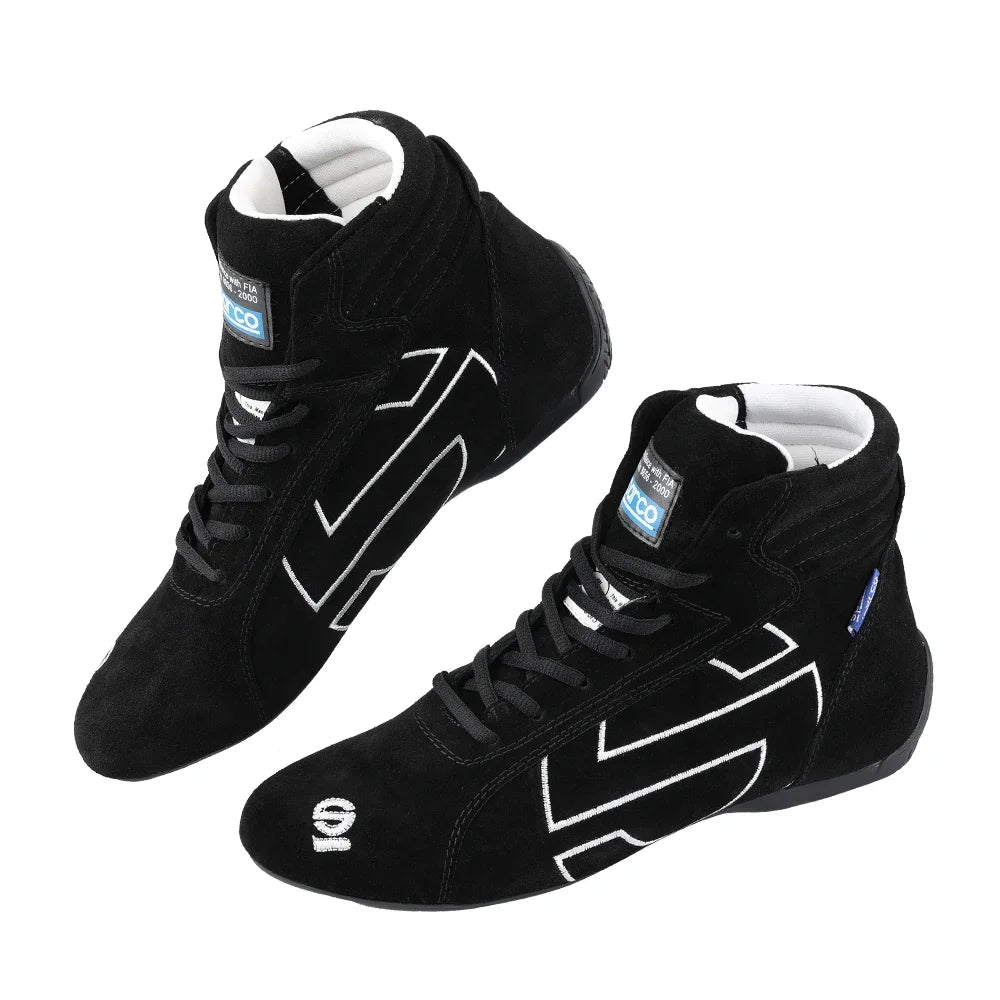 Motorcycle Boots Men Karting Car Shoes Motocross Unisex Racing Sport Club Exercise Sneaker Professional Fluff ATV UTV Cowhide