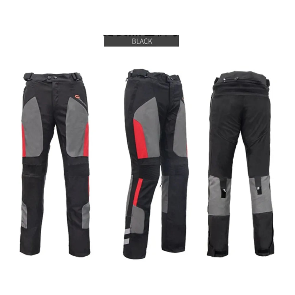 Motorcycle Pants Waterproof Breathable Warm All Season Motocross Rally Rider Riding Protection Trousers With free Kneepads HP-12