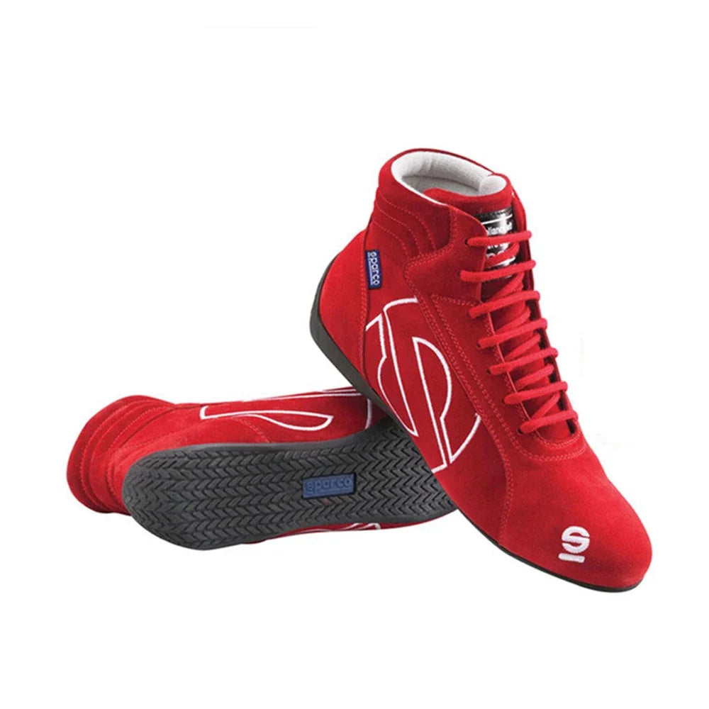 Motorcycle Boots Men Karting Car Shoes Motocross Unisex Racing Sport Club Exercise Sneaker Professional Fluff ATV UTV Cowhide