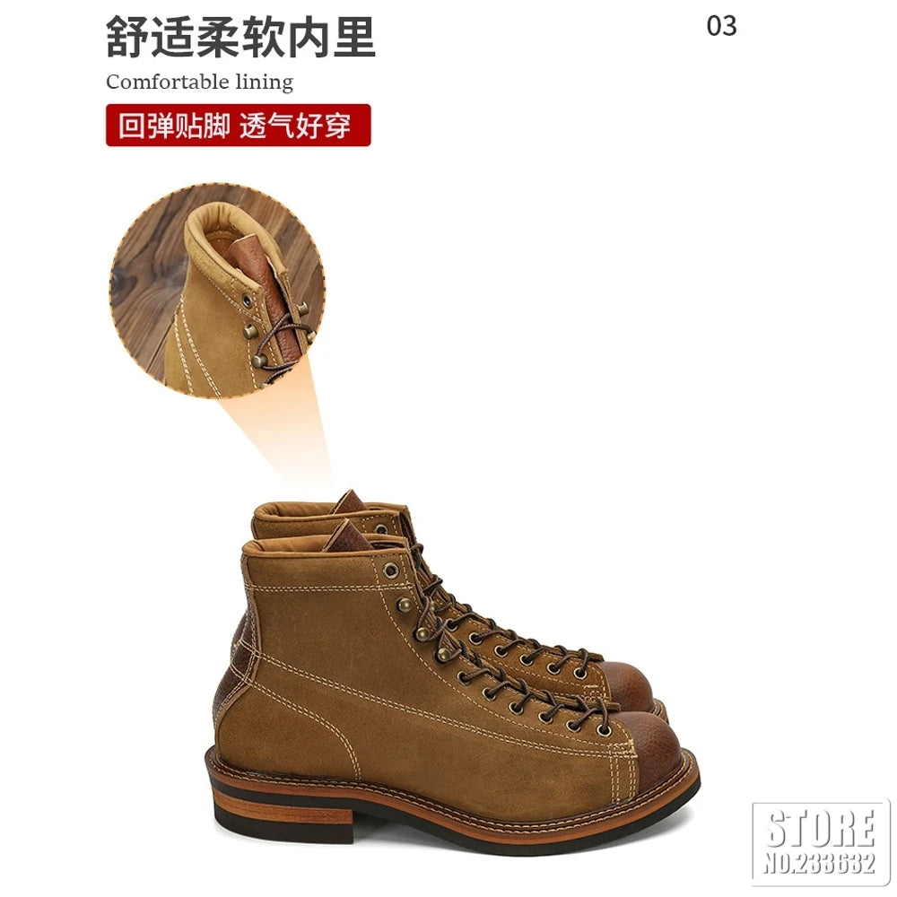 Motorcycle Boots Waterproof Microfiber Material Moto Boots Motorcycle Shoes Motorbike Chopper Cruiser Touring Ankle Shoes
