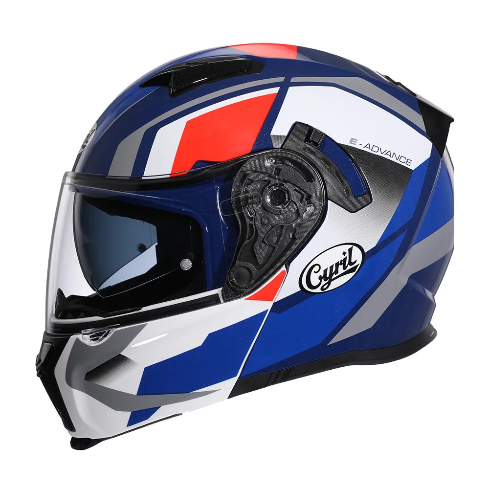 Motorcycle Helmet Dual Visor Modular Flip up Full Face Helmet for Adult Men and Women DOT ECE Approved