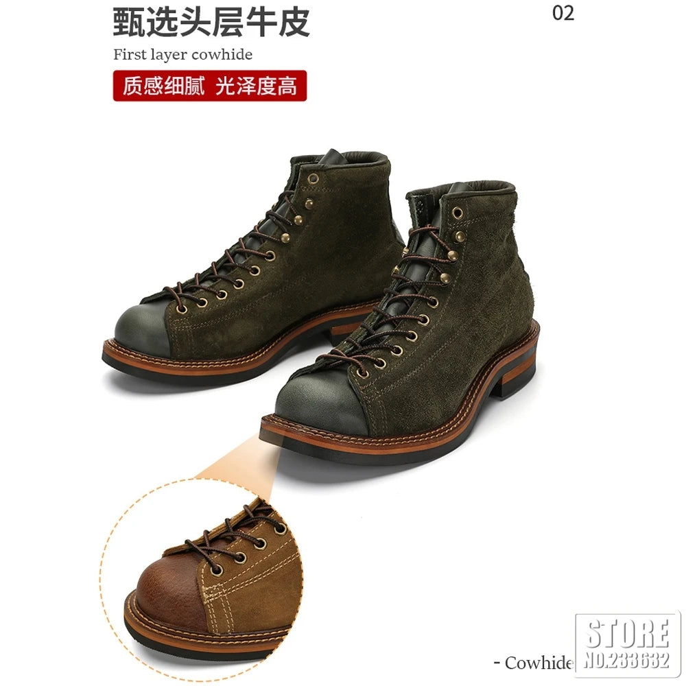 Motorcycle Boots Waterproof Microfiber Material Moto Boots Motorcycle Shoes Motorbike Chopper Cruiser Touring Ankle Shoes