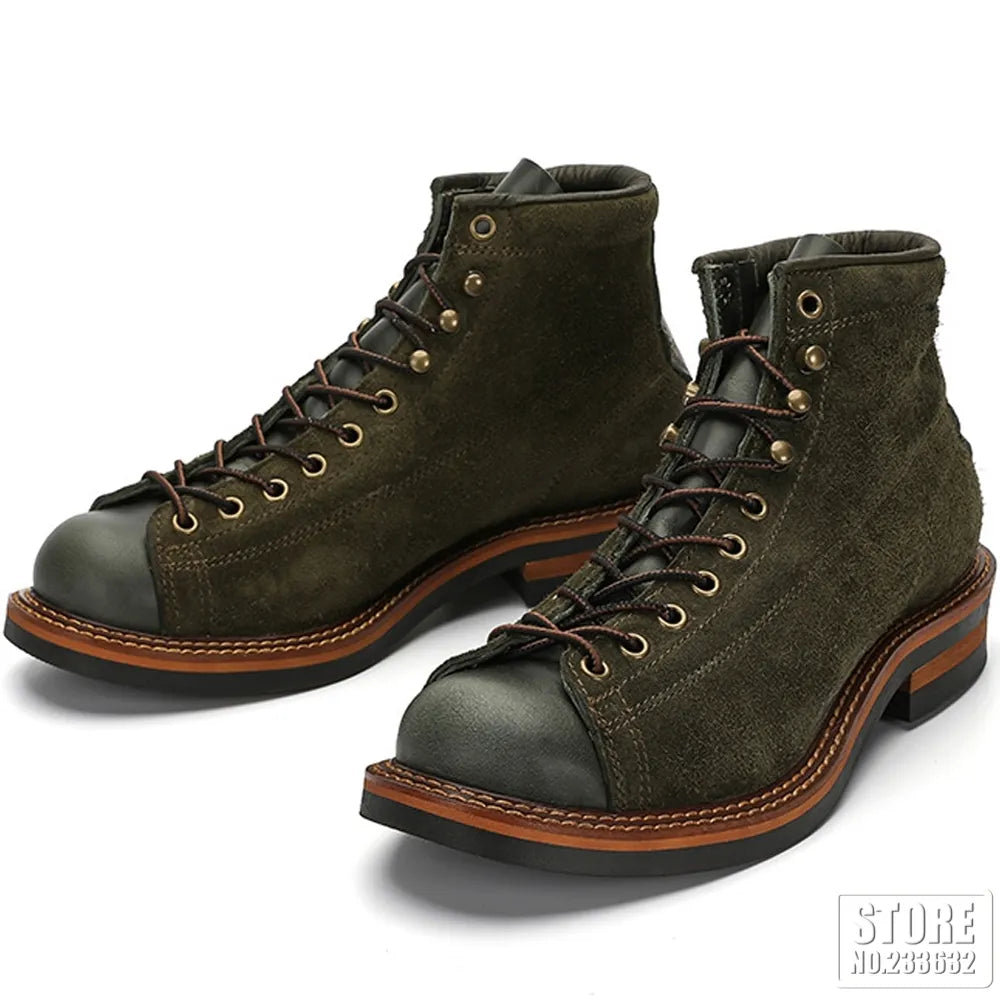 Motorcycle Boots Waterproof Microfiber Material Moto Boots Motorcycle Shoes Motorbike Chopper Cruiser Touring Ankle Shoes