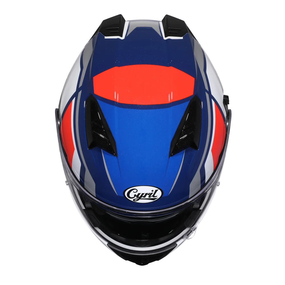 Motorcycle Helmet Dual Visor Modular Flip up Full Face Helmet for Adult Men and Women DOT ECE Approved