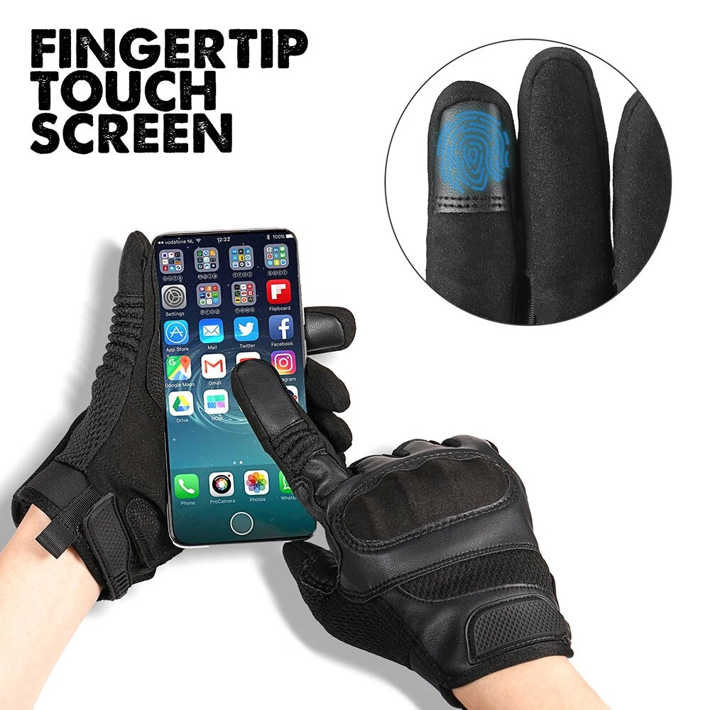 IRON JIA'S Motorcycle Gloves Men Touch Screen Knuckle Protector Motorbike Riding Wearable Breathable Motocross Glove For Women