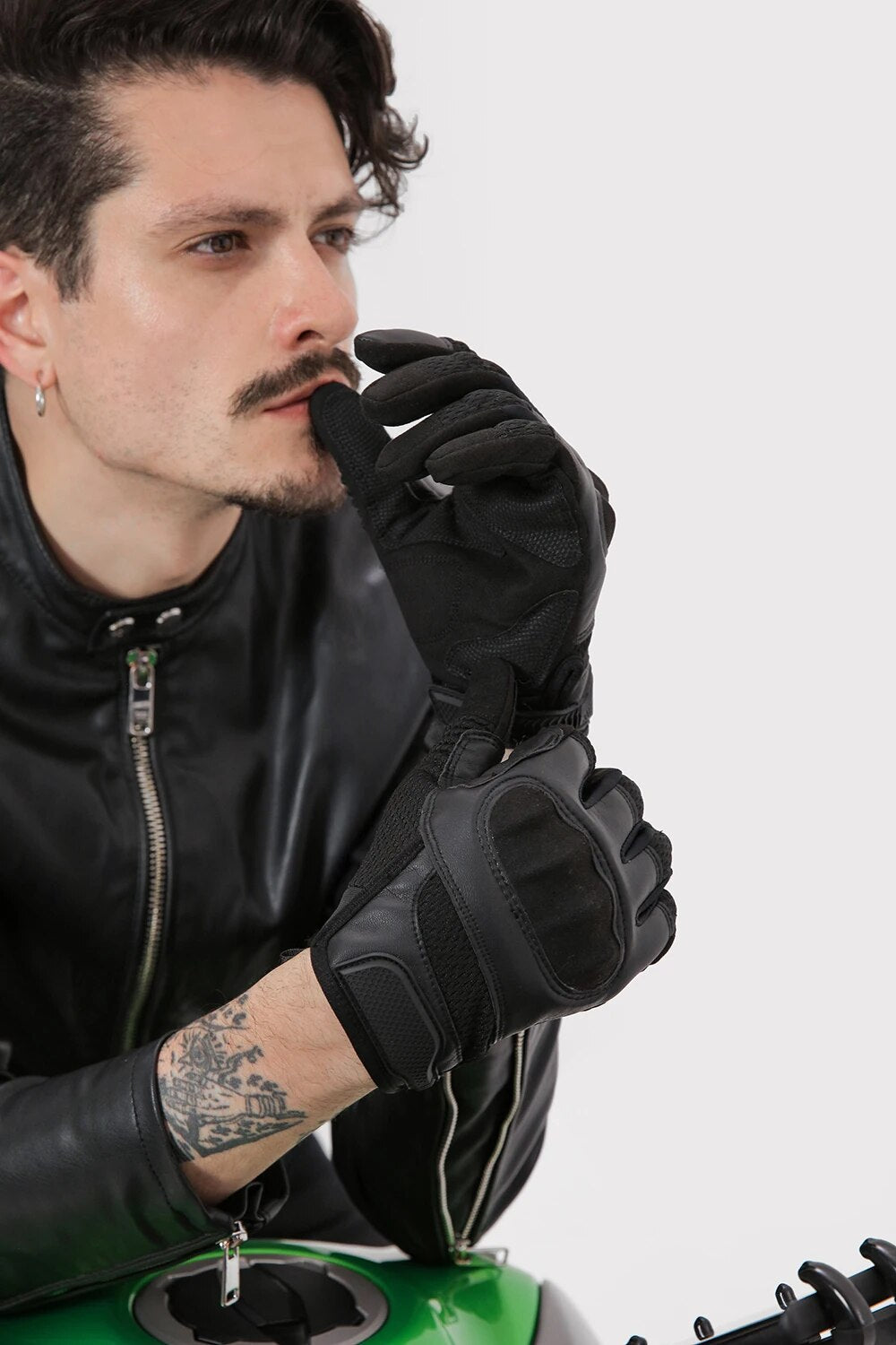 IRON JIA'S Motorcycle Gloves Men Touch Screen Knuckle Protector Motorbike Riding Wearable Breathable Motocross Glove For Women