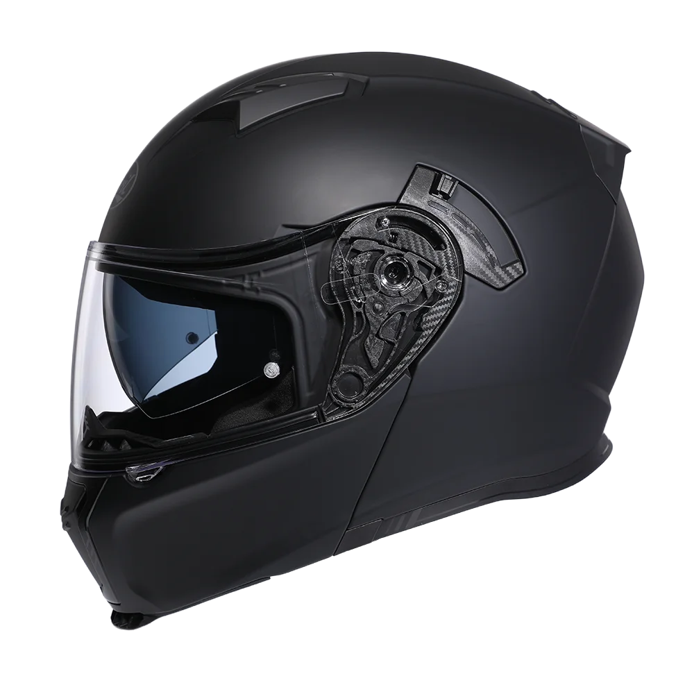 Motorcycle Helmet Dual Visor Modular Flip Up Full Face Helmet for Adult Men and Women DOT ECE Approved Moto Helemt AH121
