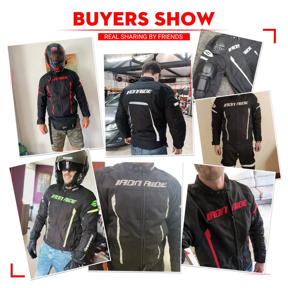 Motorcycle Jacket Pants Suit Waterproof Reflective Motorbike Racing Jacket Biker Motocross Moto Jacket Men Motorcycle Clothing