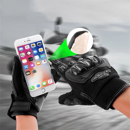 Summer Motorcycle Gloves Breathable Full Finger Guantes Luvas Outdoor Sports Protection Waterproof Racing Riding Accessories