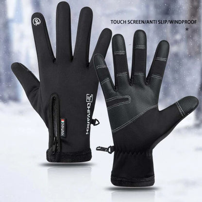 Motorcycle Gloves Moto Gloves Winter Thermal Fleece Lined Winter Waterproof Touch Screen Non-slip Motorbike Riding Gloves