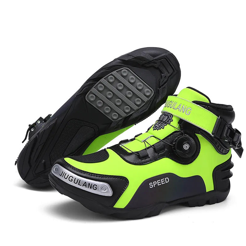 New Motorcycle riding shoes Motorcycle cross-country short boots Racing shoes Motorcycle cross-country shoes