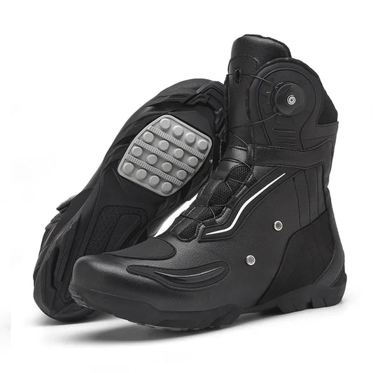 Motorcycle shoes, motorcycle riding shoes, men's riders, all-season sneakers, racing high-top motorcycle equipment