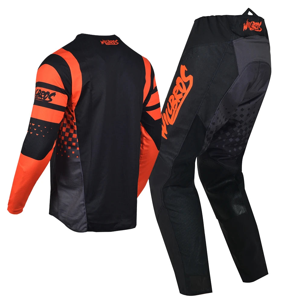 Willbros MX Motocross Jersey Pants Set Offroad Dirt Bike Enduro MTB BMX SX Racing Suit Gear Combo