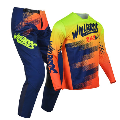 Willbros MX Motocross Jersey Pants Set Offroad Dirt Bike Enduro MTB BMX SX Racing Suit Gear Combo