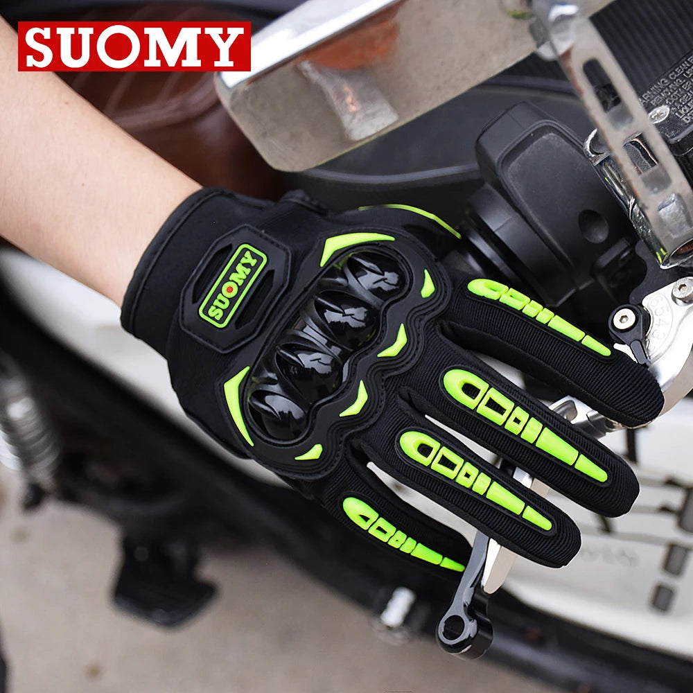 Brand New Suomy Summer Mesh Motorcycle Gloves Men Women Breathable Motocross  Motorbike Moto Racing Gloves Touch Screen Guantes