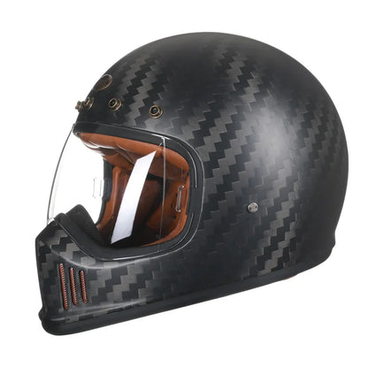 Full Face Motorcycle Helmet Lightweight Carbon fiber Helmet Racing for Men Women DOT Ece-R22/05 Approved CYRIL FF380