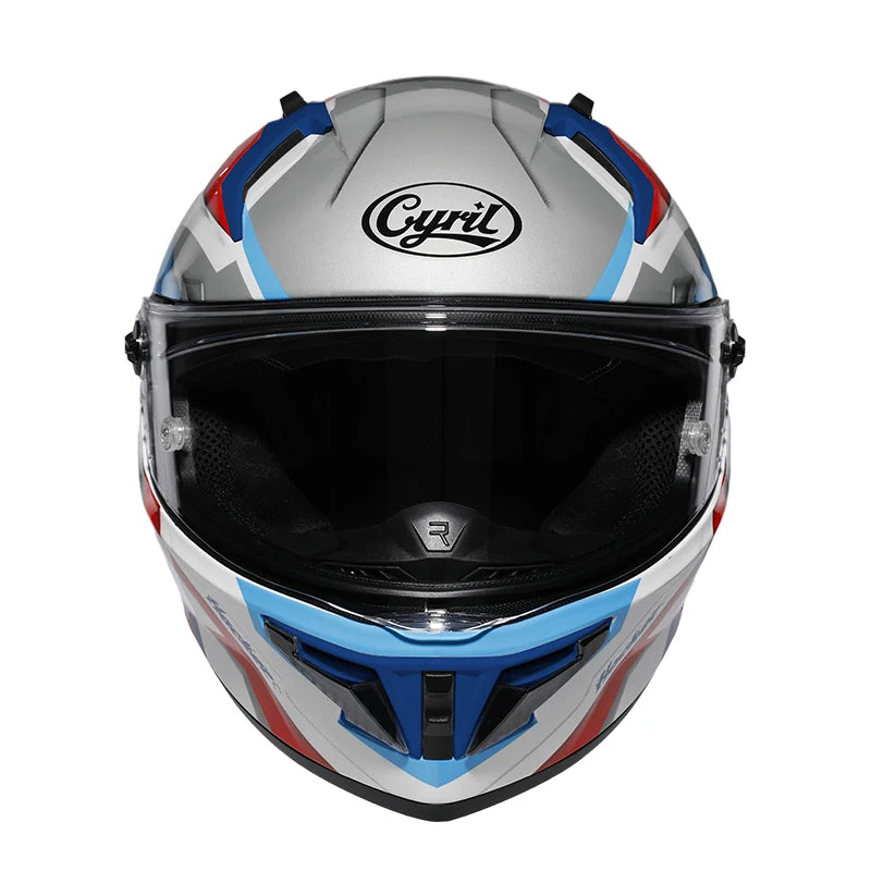 Cyril Full Face Helmet Motorcycle DOT Certified Safety Comfortable Breathable Sun Visor Racing Sports Helmets