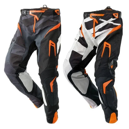 2023 NEW Motocross Pants Men's MTB Dirt Bike Offroad Motorcycle Rally Pants Knight Racing Pants with Hip Pad Dghg CN(Origin)