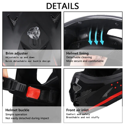 DOT Adult Female Men Helmets Motorcycles Kask Cross Downhill Soporte Casco Off Road Helmet Racing Classic Motorcycle Original