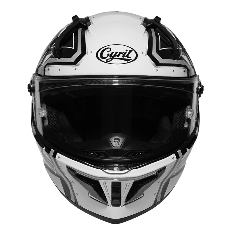 Cyril Full Face Helmet Motorcycle DOT Certified Safety Comfortable Breathable Sun Visor Racing Sports Helmets