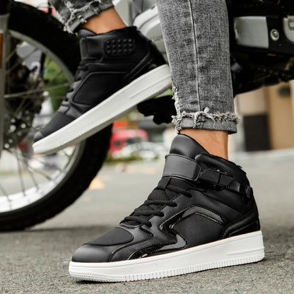 2023 New Motorcycle Shoes Riding Men's Knight Four Seasons Sneakers Boots Bike Mountain Racing Traveling By Equipment Road Speed