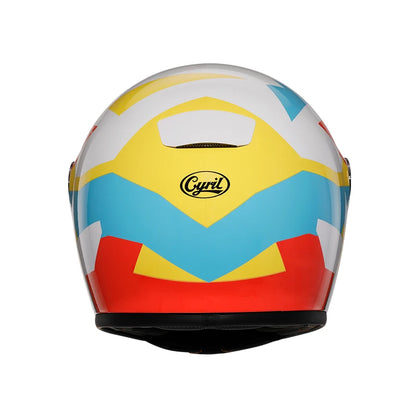 Cyril Retro DOT Certified Motorcycle Helmet Lightweight Breathable Dural Bright Visor Capacetes Casco Full Face Helmets