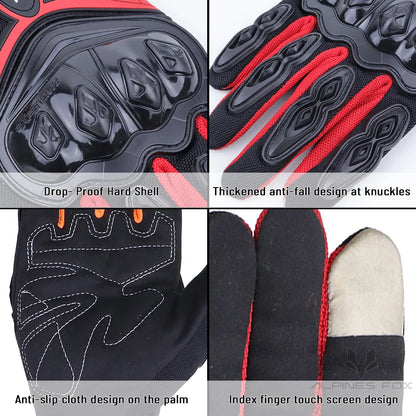 SUOMY Summer Motorcycle Gloves Breathable Touch Screen Motorcycle Gloves Off-road Motocross Protective Gloves Anti-drop Guantes