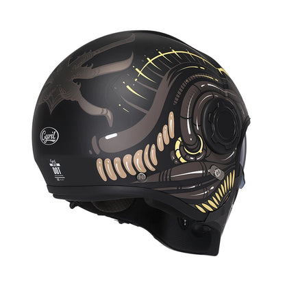 Cyril Full Face Open Face Motorbike Helmet DOT Certificates Men Women Safety Retro Combinable Motorcycle Helmets Capacetes