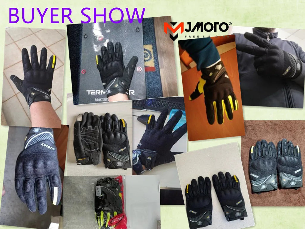 Summer Motorcycle Gloves Men Women Motocross Racing Gloves Suomy Full Finger Protective Sports Guantes Moto Driver Driving Glove