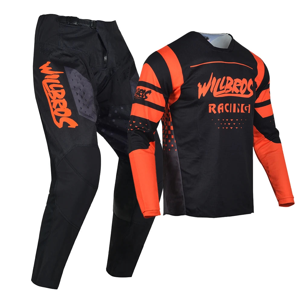 Willbros MX Motocross Jersey Pants Set Offroad Dirt Bike Enduro MTB BMX SX Racing Suit Gear Combo