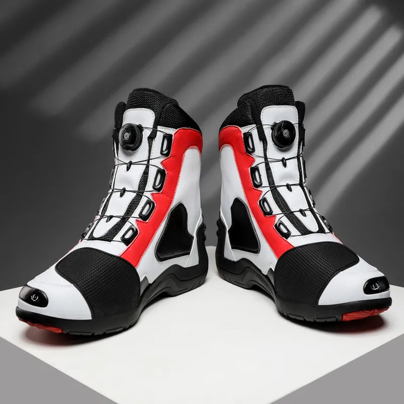 New Motorcycle riding protective boots Wear resistant motorcycle riding shoes Wind proof breathable anti fall boots