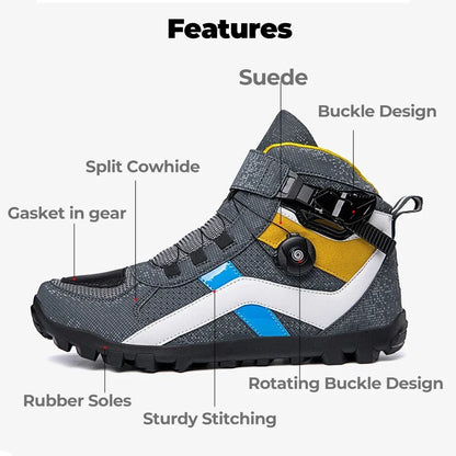 Motorcycle Men Boots Racing Shoes Riding Breathable Black Durable Comfortable Off-road Motorbike Soft Unisex Highly Elastic