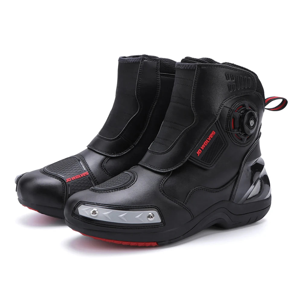 Motorcycle Boots Men Waterproof Riding Off-road Reflective Spring And Summer Breathable Comfortable High Quality Wear-resistant