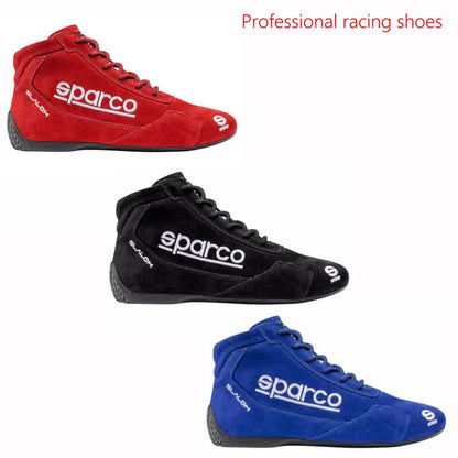 Motorcycle shoes F1Formula Car Racing TT Racing New Suede Cowhide Racing Shoes Karting Car Shoes Off-Road Motorcycle Bootsgo