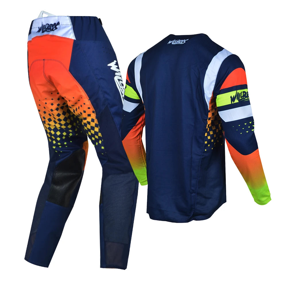 Willbros MX Motocross Jersey Pants Set Offroad Dirt Bike Enduro MTB BMX SX Racing Suit Gear Combo