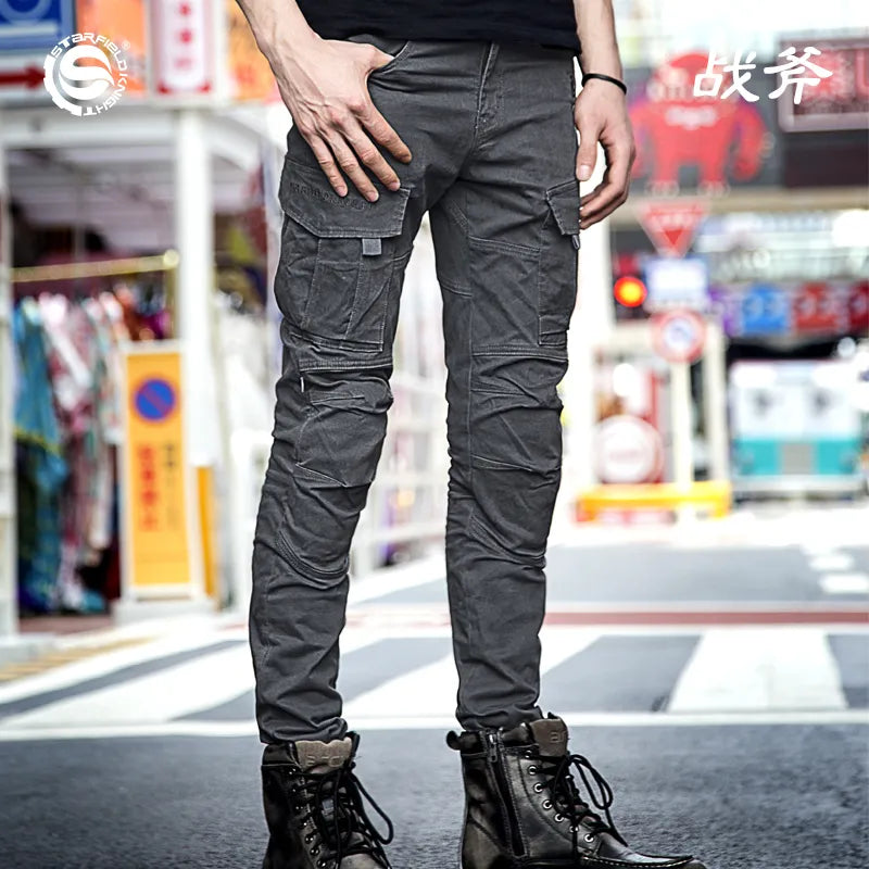 Motorcycle Summer Pants Men's Women Motocross Cargo Pants Casual Cafe Racer Riding Trousers Racing CE Certification Equipment