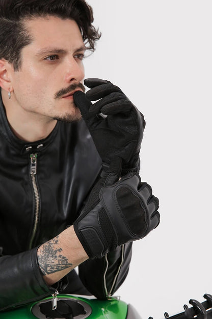 IRON JIA'S Motorcycle Gloves Men Touch Screen Knuckle Protector Motorbike Riding Wearable Breathable Motocross Glove For Women