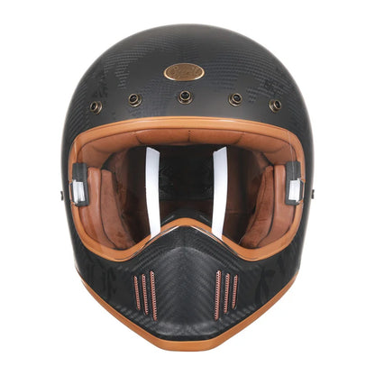 Full Face Motorcycle Helmet Lightweight Carbon fiber Helmet Racing for Men Women DOT Ece-R22/05 Approved CYRIL FF380