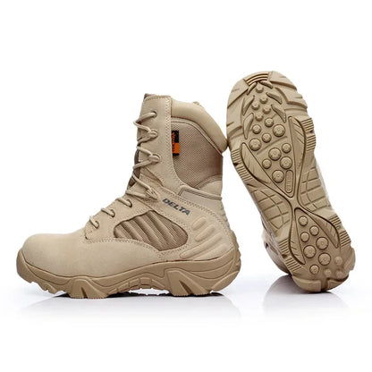 Motocross Shoes Tactical Military Motorcycle Men Boots Racing Off-road Shoes Motorboats Touring Hiking Outdoor Combat Army Boots