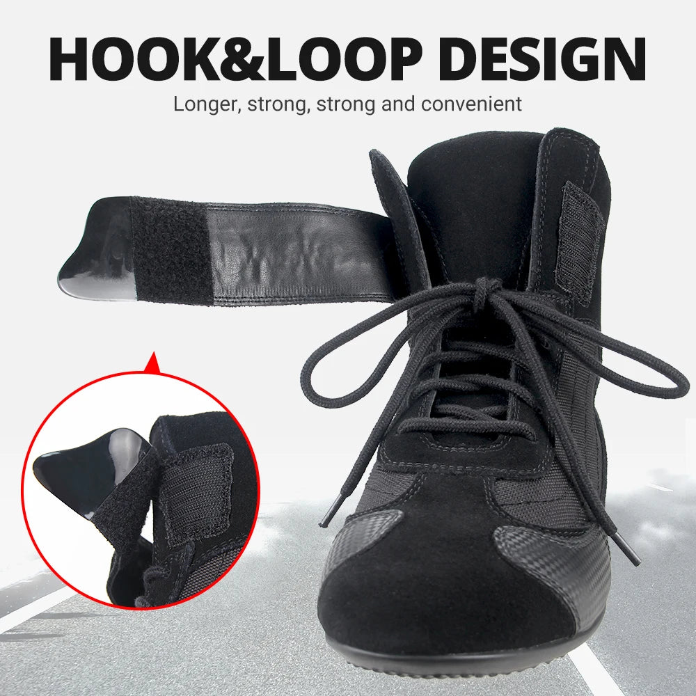 Motorcycle Riding Shoes Bicycle Slip Resistant Boots Off-road Riding Outdoor Drop Shoes Breathable Motorcycle Shoes